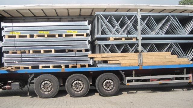 Palettenregal gebraucht verzinkt Höhe 5.000 mm